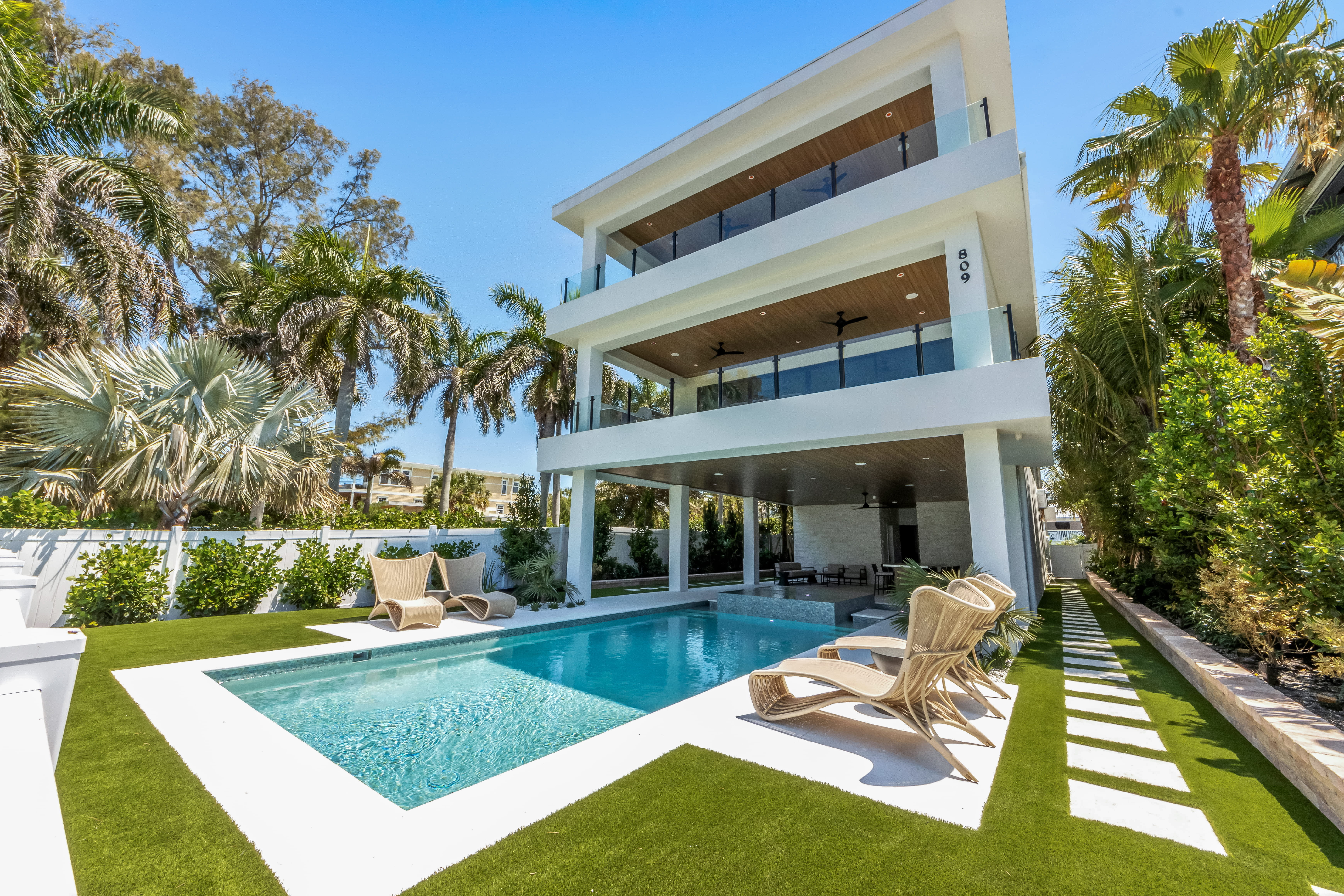 Elements Oasis pool and outdoor living — EBG